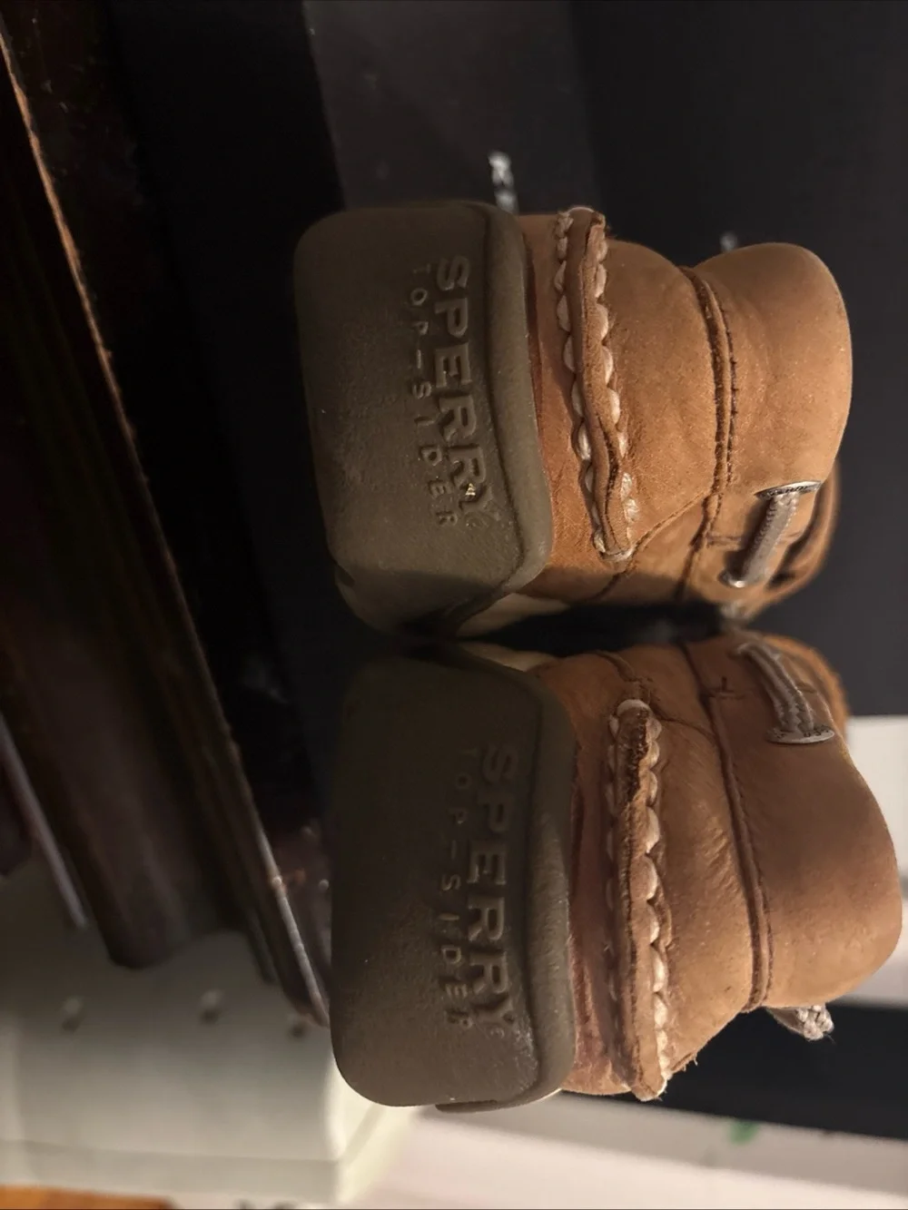 Sperry Brown Leather Classic Boat Shoes